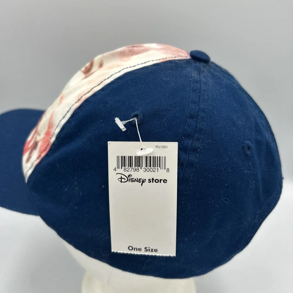 Disney Patriotic Mickey Mouse Stars & Stripes Baseball Cap Trucker Navy Slide OS